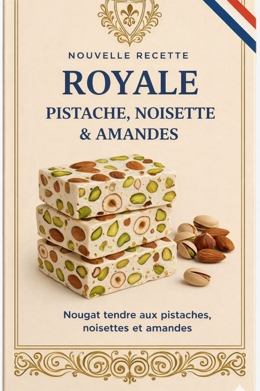 Nougat Royale ( Pistache, Noisette, amendes)